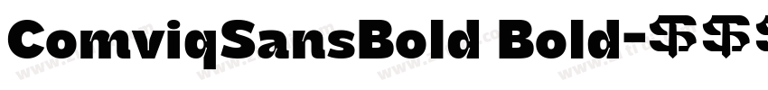 ComviqSansBold Bold字体转换 ComviqSansBold Bold字体转换